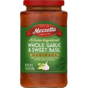 Mezzetta Whole Garlic & Sweet Basil Marinara Sauce
