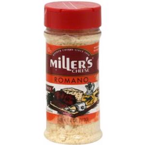 Miller's Grated Romano Cheese
