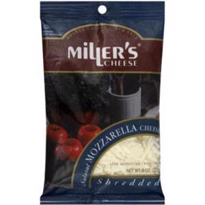 Miller's Shredded Mozzarella Cheese