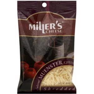 Miller's Shredded Muenster Cheese