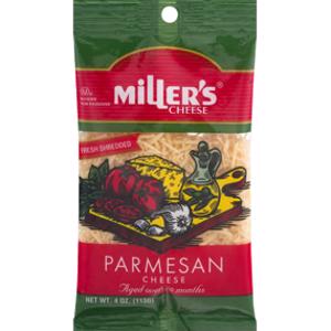 Miller's Shredded Parmesan Cheese