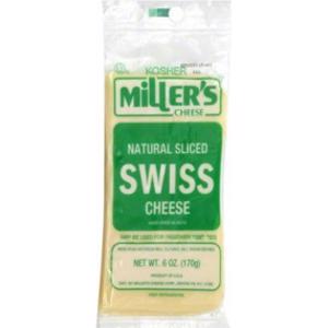 Miller's Sliced Swiss Cheese