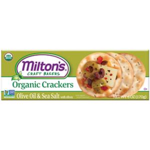 Milton's Organic Olive Oil & Sea Salt Crackers
