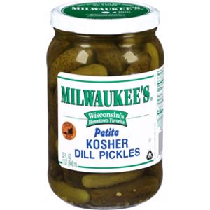 Milwaukee's Kosher Whole Petite Dill Pickles