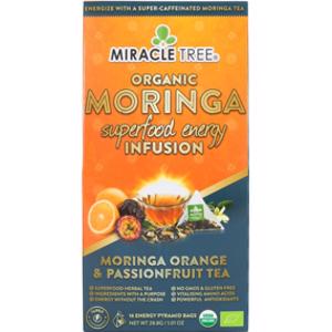 Miracle Tree Organic Moringa Orange & Passionfruit Tea