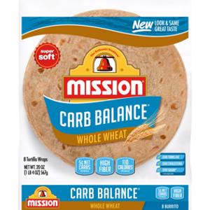 Mission Carb Balance Burrito Whole Wheat Tortillas