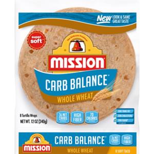 Mission Carb Balance Soft Taco Whole Wheat Tortillas