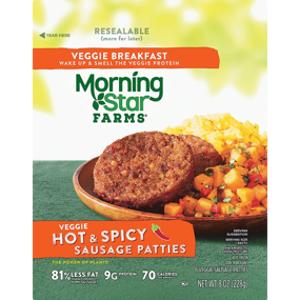 Morningstar Farms Hot & Spicy Veggie Breakfast Sausage Patties