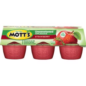 Mott's Unsweetened Strawberry Applesauce
