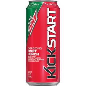 Mountain Dew Kickstart Fruit Punch Soda