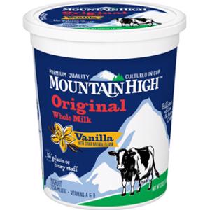 Mountain High Original Vanilla Yoghurt