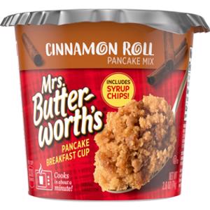 Mrs. Butterworth's Cinnamon Roll Pancake Breakfast Cup