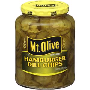 Mt. Olive Hamburger Dill Pickle Chips