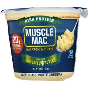 Muscle Mac Aged Sharp White Cheddar Macaroni & Cheese