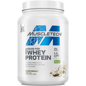 MuscleTech Grass-Fed Whey Protein Deluxe Vanilla