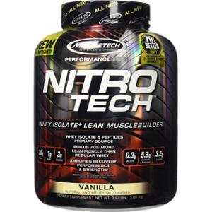 MuscleTech NitroTech Whey Isolate Vanilla