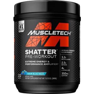 MuscleTech Shatter Pre-Workout Sour Blue Razz