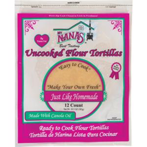My Nana's Best Tasting Uncooked Flour Tortillas