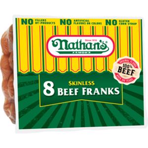 Nathan's Famous Skinless Beef Franks
