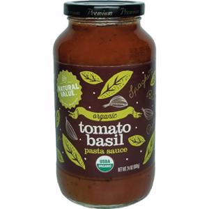 Natural Value Organic Tomato Basil Pasta Sauce