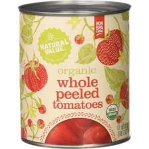 Natural Value Organic Whole Peeled Tomatoes
