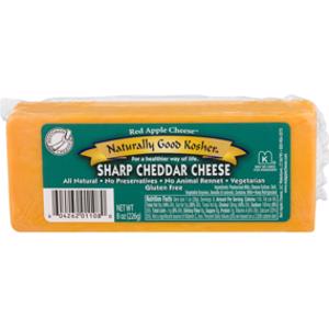 Naturally Good Kosher Sharp Cheddar Cheese Block