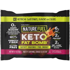 Nature Fuel Nutty Caramel Choco Cluster Keto Fat Bomb