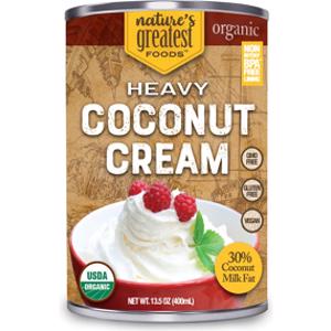 Nature’s Greatest Foods Organic Heavy Coconut Cream
