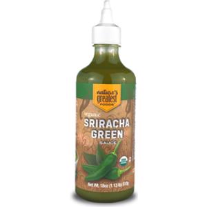 Nature’s Greatest Foods Organic Sriracha Green Hot Sauce