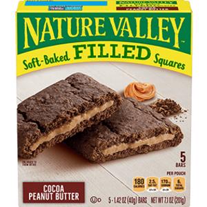 Nature Valley Cocoa Peanut Butter Soft-Baked Filled Squares