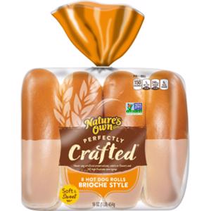 Nature's Own Perfectly Crafted Brioche Style Hot Dog Rolls