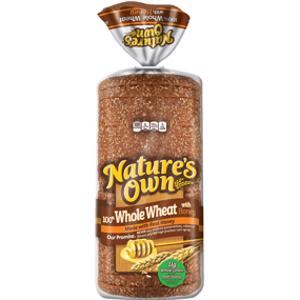 Nature's Own 100% Whole Wheat Bread w/ Honey