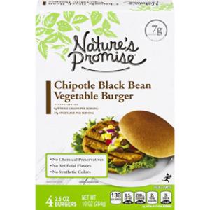 Nature's Promise Chipotle Black Bean Veggie Burgers