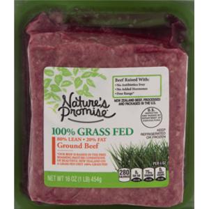 Nature's Promise Grass-fed 80% Lean Ground Beef