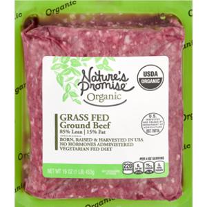 Nature's Promise Organic Grass-fed 85% Ground Beef