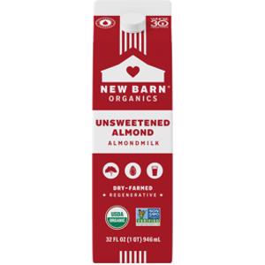 New Barn Organics Unsweetened Almondmilk