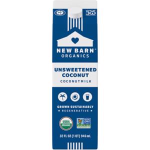 New Barn Organics Unsweetened Coconutmilk