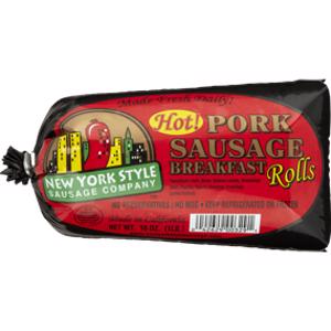 New York Style Sausage Co. Hot! Pork Sausage Breakfast Rolls
