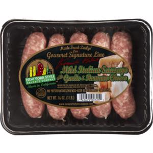 New York Style Sausage Co. Mild Italian Sausage w/ Garlic & Romano Cheese