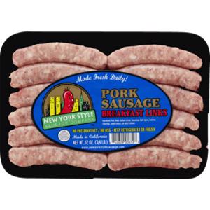 New York Style Sausage Co. Pork Sausage Breakfast Links
