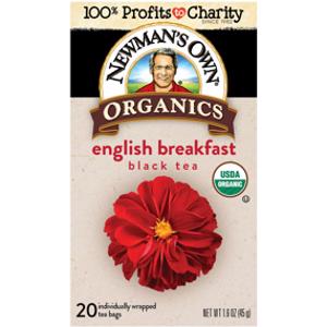 Newman's Own Organic English Breakfast Black Tea