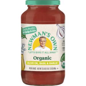 Newman's Own Organic Olive Oil, Basil & Garlic Pasta Sauce