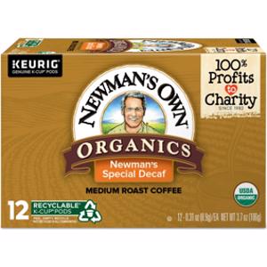 Newman's Own Organic Special Decaf Coffee Pods