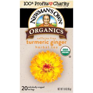 Newman's Own Organic Turmeric Ginger Herbal Tea