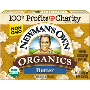 Newman's Own Organics Butter Popcorn