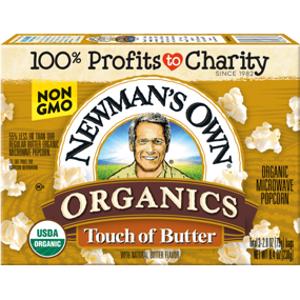 Newman's Own Organics Touch of Butter Popcorn