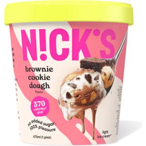 Nick's Brownie Cookie Dough Light Ice Cream