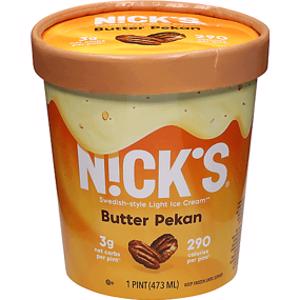 Nick's Butter Pecan Light Ice Cream