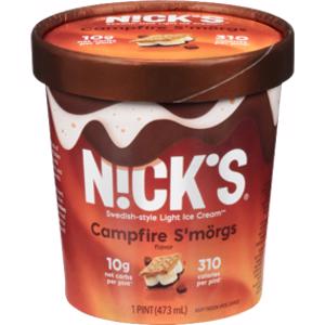 Nick's Campfire S'mores Light Ice Cream