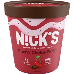 Nick's Cherry Choka-Flakes Light Ice Cream